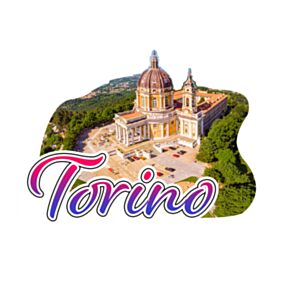 Hűtőmágnes - Torino - Superga Bazilika