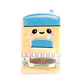 Plüss Napló Zsebében Mini Notesszel - Boba, a Bubble Tea - Foodiemals