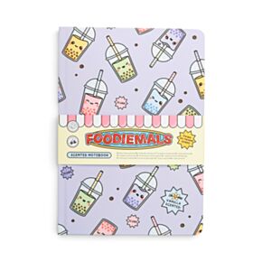 Illatos Notesz A5, Sima, Újrahasznosított Papír - Bubble, Tea - Foodiemals