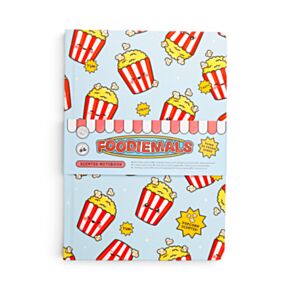 Illatos Notesz A5, Sima, Újrahasznosított Papír - Popcorn - Foodiemals