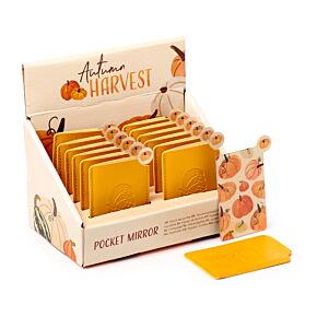 Zsebtükör Tartóban - Tök - Őszi Szüret Zsebtükör Tartóban - Tök - Őszi Szüret