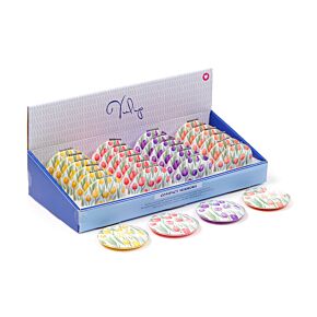 Kompakt Tükör, Fém - Tulipán