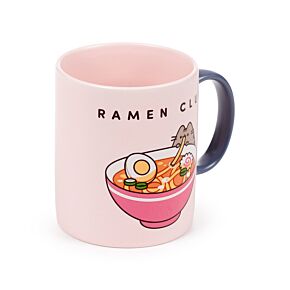 Bögre, Porcelán - Rózsaszín - Pusheen Macska RAMEN CLUB