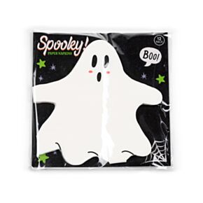 3 Rétegű Szalvéta Csomag, 12 db, Halloween - Szellem Forma - Kísérteties SPOOKY
