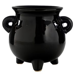 Aromalámpa, Kerámia - Fekete, Üst Forma - Nagy