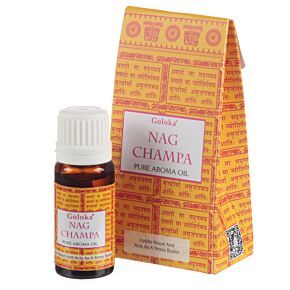 Goloka - Aromaolaj - Nag Champa - 10ml Goloka - Aromaolaj - Nag Champa - 10ml