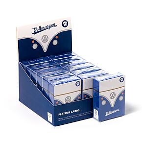 Francia Kártya Pakli, 54 lapos - Kék - Volkswagen Transporter VW T1