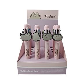 Sokszínű Toll Topperrel - Pusheen Macska (6 Szín) Sokszínű Toll Topperrel - Pusheen Macska (6 Szín)