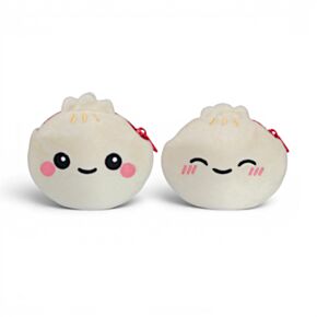 Aprótartó/Mini Pénztárca, Plüss - Bao Bun Gőzgombóc - Foodiemals