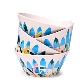 RPET Tálka Szett, 4 db - Volkswagen Transporter VW T1 - Waves RPET Tálka Szett, 4 db - Volkswagen Transporter VW T1 - Waves