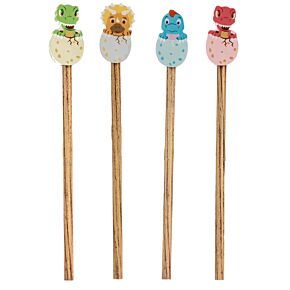 Ceruza Radírral - Bébi Dinoszaurusz Tojás