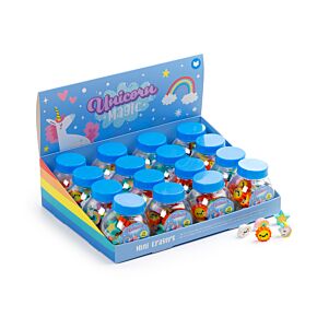 Mini Radírok Üvegcsében - UniKornis Varázslat