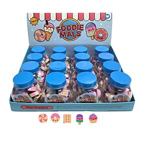 Mini Radírok Üvegcsében - Foodiemals