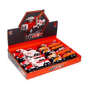 Felhúzhatós Játék - Darus Teherautó