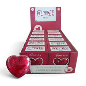 Antistressz Játék, Maltóz - Glitteres Sztreccs Szív - Amore