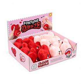 Nyomogatós Játék, Plüss - Slime Squeezy Labda - "Kérdezz Bármit" Jósló Kockával - Szív - J'Adoramals