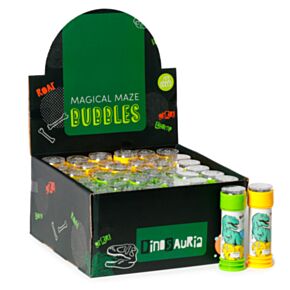 Szappanbuborék Fújó, Golyós Labirintus Játékkal a Tetején - Dinoszaurusz Világ