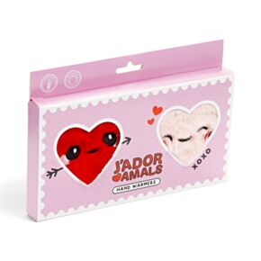 Plüss Kézmelegítő Pár - Szív - J'Adoramals