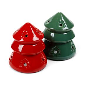 Aromalámpa, Porcelán, Karácsonyi - Karácsonyfa - Eden