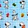 2 az 1-ben Plüss Párna & Takaró - Snoopy & Woodstock - Peanuts - Blankeazzz