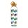 Üveg Palack Bambusz Kupakkal 500ml - Volkswagen Transporter VW T1 - Surf/Summer