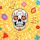 Strandtörölköző, Mikroszálas - Day of the Dead - Mexikói Koponyák