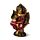 Thai Buddha - Arany és Vörös - Lótuszon Ülés