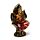Thai Buddha - Arany és Vörös - Lótuszon Ülés