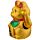 Maneki Neko Integető Macska, Nyitott Szemmel - 17cm