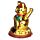 Maneki Neko Szerencsehozó Macska, Integető - Arany