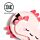 Utazópárna Szemmaszkkal, Plüss RELAXEAZZZ - Maddie, az Axolotl (Szalamandra) - Édes Állatok