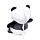 2 az 1-ben Kifordítható Utazópárna & Plüss Figura - Susu, a Panda - Édes Állatok