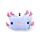 Utazópárna Szemmaszkkal, Plüss RELAXEAZZZ - Minecraft Axolotl