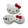 Utazópárna Szemmaszkkal, Plüss RELAXEAZZZ - Hello Kitty Macska
