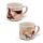 Espresso Kávéscsésze Szett, Porcelán, 2 db-os - Kutyafalka