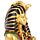 Arany Tutankhamon Kampóval és Cséphadaróval