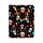 Ajándéktasak 26x12x33cm - Day of the Dead - Mexikói Koponyák
