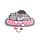 Formázott Kirakó, Fa, 130db - Pusheen Macska