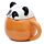 Kerámia Bögre Fedéllel - Kukucskáló Panda