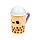 Kerámia Bögre Fedéllel - Boba, a Bubble Tea - Foodiemals