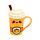 Kerámia Bögre Fedéllel - Sütőtökös Spiced Latte - Foodiemals