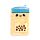 Plüss Napló Zsebében Mini Notesszel - Boba, a Bubble Tea - Foodiemals