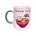 Bögre, Porcelán - Rózsaszín - Pusheen Macska RAMEN CLUB