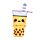 Kihúzhatós Pop Up Tolltartó, Vászon - Boba, a Bubble Tea - Foodiemals