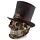 Dekor Koponya - Steampunk Koponya Keménykalapban