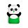Radír Dobozban - Panda