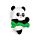 Radír Dobozban - Panda
