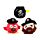 Nyomogatós Játék, Plüss - Slime Squeezy Labda - Jolly Rogers Kalózok