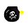 Nyomogatós Játék, Plüss - Slime Squeezy Labda - Jolly Rogers Kalózok
