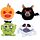 Nyomogatós Játék, Plüss - Slime Squeezy Labda - Halloweeni Ikonok
